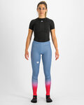 SPORTFUL polainas - APEX - azul claro/rojo
