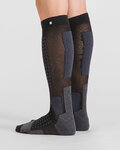 SPORTFUL medias - APEX LONG - negro/gris