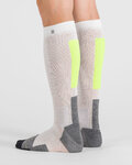 SPORTFUL medias - APEX LONG - blanco/amarillo