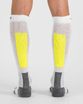SPORTFUL medias - APEX LONG - blanco/amarillo