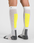 SPORTFUL medias - APEX LONG - blanco/amarillo