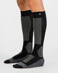SPORTFUL medias - WARM WOOL LONG - negro/gris