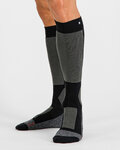 SPORTFUL medias - WARM WOOL LONG - negro/gris