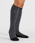 SPORTFUL medias - EXTRA WARM WOOL LONG - negro/gris