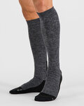 SPORTFUL medias - EXTRA WARM WOOL LONG - negro/gris