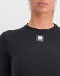 SPORTFUL camiseta de manga larga - MERINO - negro