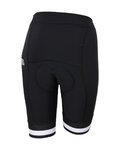 SPORTFUL pantalones cortos sin tirantes - BODYFIT CLASSIC - negro/blanco