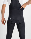 SPORTFUL pantalones largos con tirantes - FIANDRE NO RAIN - negro