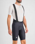 SPORTFUL pantalones cortos de tirantes - FIANDRE NORAIN PRO - negro