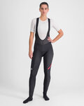 SPORTFUL pantalones largos con tirantes - FIANDRE NO RAIN - negro