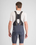 SPORTFUL pantalones cortos de tirantes - BODYFIT PRO - azul