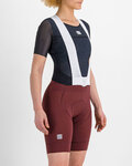 SPORTFUL pantalones cortos de tirantes - BODYFIT - granate