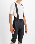 SPORTFUL pantalones cortos de tirantes - BODYFIT PRO THERMAL - negro