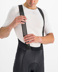 SPORTFUL pantalones cortos de tirantes - BODYFIT PRO THERMAL - negro