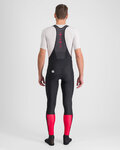 SPORTFUL pantalones largos con tirantes - CLASSIC - negro/rojo
