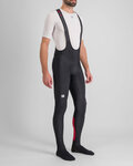 SPORTFUL pantalones largos con tirantes - CLASSIC - negro/rojo