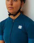 SPORTFUL jersey de manga corta - MONOCROM - azul