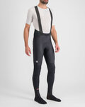 SPORTFUL pantalones largos con tirantes - FIANDRE - negro