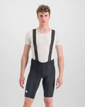 SPORTFUL pantalones cortos de tirantes - BODYFIT CLASSIC - negro/dorado