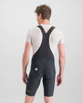 SPORTFUL pantalones cortos de tirantes - BODYFIT CLASSIC - negro/dorado