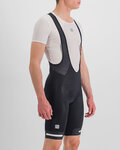 SPORTFUL pantalones cortos de tirantes - NEO - negro/blanco