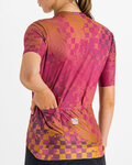 SPORTFUL jersey de manga corta - ROCKET - ciclamen/marrón