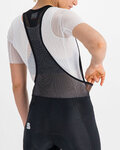 SPORTFUL pantalones cortos de tirantes - NEO - negro/blanco