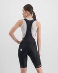 SPORTFUL pantalones cortos de tirantes - NEO - negro/rojo