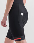 SPORTFUL pantalones cortos de tirantes - NEO - negro/rojo