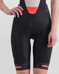 SPORTFUL pantalones cortos de tirantes - NEO - negro/rojo