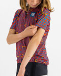 SPORTFUL jersey de manga corta - CHECKMATE - rojo/azul