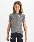 SPORTFUL jersey de manga corta - CHECKMATE - negro/blanco