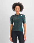 SPORTFUL jersey de manga corta - CLIFF SUPERGIARA - negro/turquesa