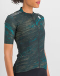 SPORTFUL jersey de manga corta - CLIFF SUPERGIARA - negro/turquesa