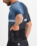 SPORTFUL jersey de manga corta - BOMBER - negro/azul
