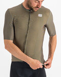 SPORTFUL jersey de manga corta - CHECKMATE - marrón