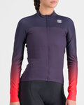 SPORTFUL maillot de invierno de manga larga - BODYFIT PRO THERMAL - rojo/azul