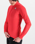 SPORTFUL maillot de invierno de manga larga - CHECKMATE THERMAL - rojo