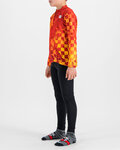 SPORTFUL maillot de invierno de manga larga - KID THERMAL - rojo/amarillo