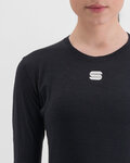 SPORTFUL camiseta de manga larga - MERINO - negro