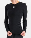 SPORTFUL camiseta de manga larga - MERINO - negro