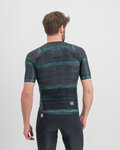 SPORTFUL jersey de manga corta - GLITCH BOMBER - negro/multicolor