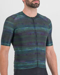 SPORTFUL jersey de manga corta - GLITCH BOMBER - negro/multicolor