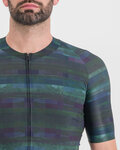SPORTFUL jersey de manga corta - GLITCH BOMBER - negro/multicolor