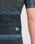SPORTFUL jersey de manga corta - GLITCH BOMBER - negro/multicolor