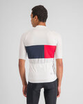 SPORTFUL jersey de manga corta - SNAP - blanco/azul/rojo