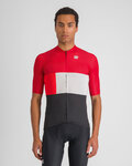 SPORTFUL jersey de manga corta - SNAP - rojo/negro