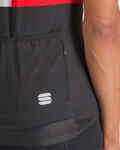 SPORTFUL jersey de manga corta - SNAP - rojo/negro