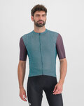 SPORTFUL jersey de manga corta - CHECKMATE - azul/púrpura