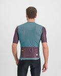 SPORTFUL jersey de manga corta - CHECKMATE - azul/púrpura